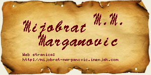 Mijobrat Marganović vizit kartica